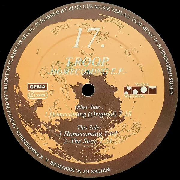 Album cover for Homecoming EP by Troop