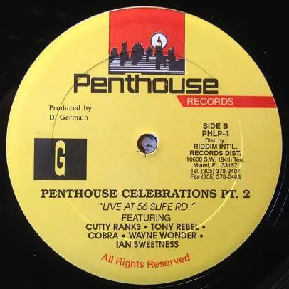 Various - Penthouse Celebration Pt. 2, Reggae, Dancehall, Penthouse Records, US, Vinyl 1x LP, Compilation, Mixed