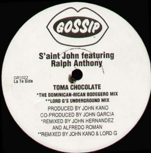 S'aint John - Toma Chocolate, Electronic, House, 1997 - Gossip Records, US, Vinyl 1x 12", Promo