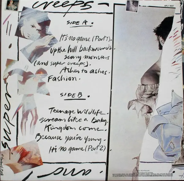 David Bowie - Scary Monsters, Electronic, Pop, Rock, New Wave, Pop Rock, 1980 - RCA Victor, Australia, Vinyl 1x LP, Album