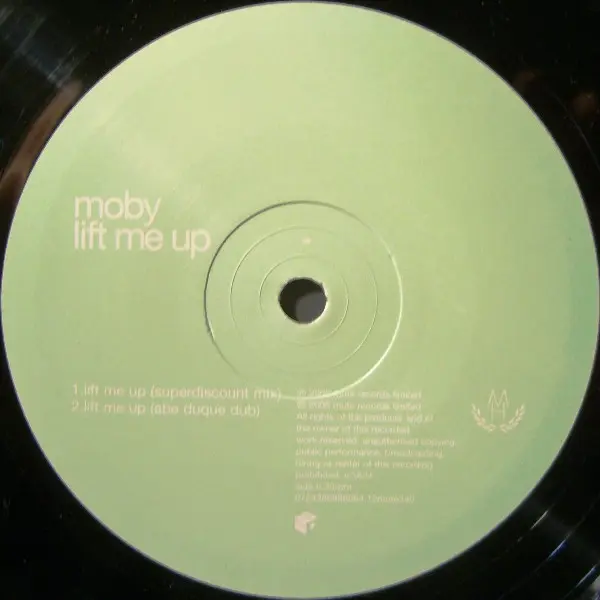 Moby - Lift Me Up, Electronic, House, Tech House, 2005 - Mute, UK, Vinyl 1x 12", 33 ⅓ RPM, Single