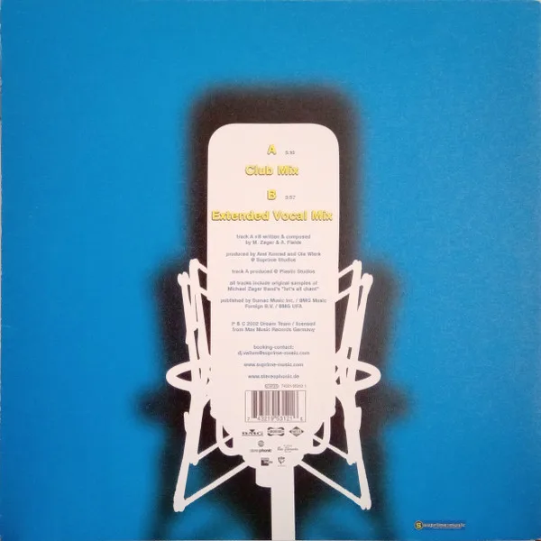 Album cover for Let's All Chant... Part 1 by DJ Valium Feat. Michael Zager