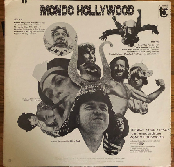 Various - Mondo Hollywood, Pop, Rock, Stage & Screen, Acid Rock, Psychedelic Rock, Soundtrack, Surf, 1967 - Tower, US, Vinyl 