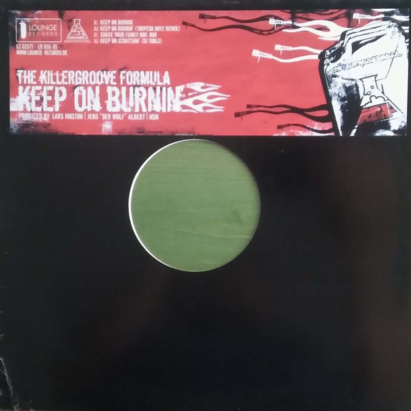 Killergroove Formula, The - Keep On Burnin', Electronic, Big Beat, Breakbeat, 2005 - Lounge Records, Germany, Vinyl 1x 12", 3