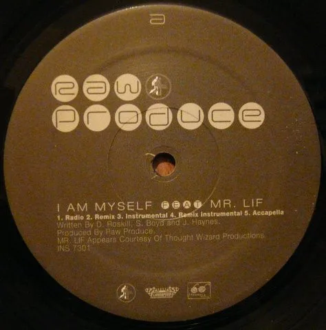 Album cover for I Am Myself by Raw Produce