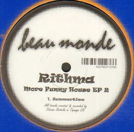 Rithma - More Funny House EP 2, Electronic, Deep House, Tech House, 2002 - Beau Monde, UK, Vinyl 1x 12", EP