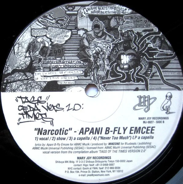 Album cover for Never Too Much / Narcotic by J-Treds / Apani B. Fly