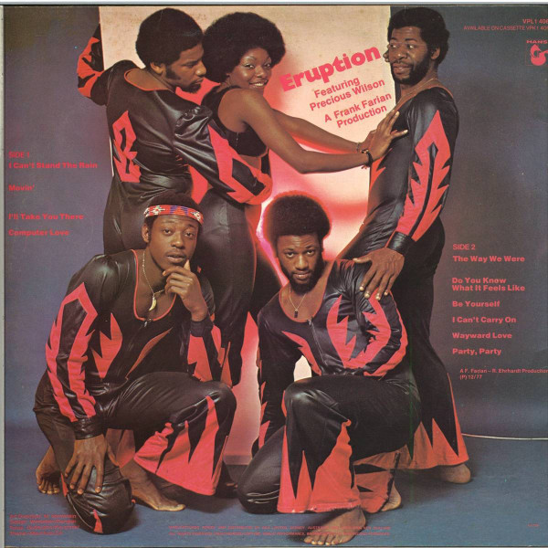 Eruption (4) Featuring Precious Wilson - Eruption - 1977 - Disco - RCA Victor - Vinyl 1x LP, Album