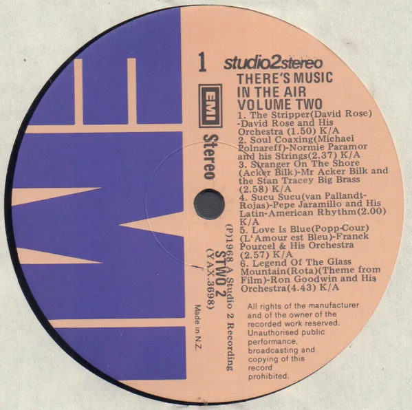 Album cover for There's Music In The Air! Vol. 2 "Qantastic" by Various