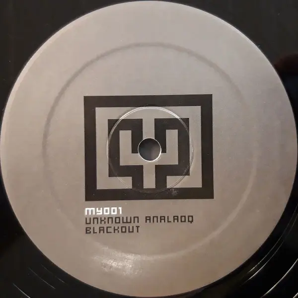 Unknown Analoq - Blackout, Electronic, Hardstyle, 2006 - Midify (2), Netherlands, Vinyl 1x 12", 45 RPM