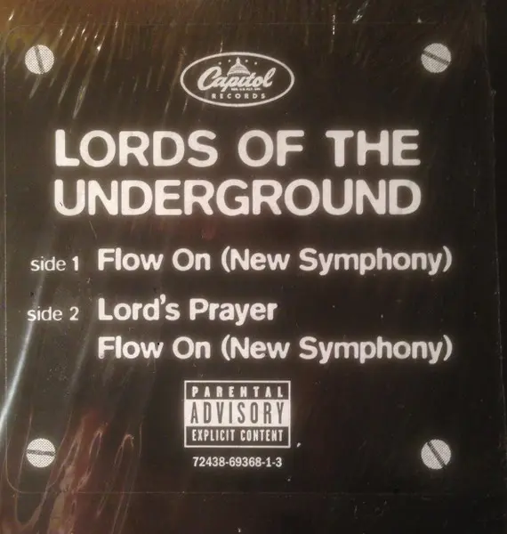 Lords Of The Underground - Flow On (New Symphony), Hip Hop, 2005 - Capitol Records, US, Vinyl 1x 12", Reissue