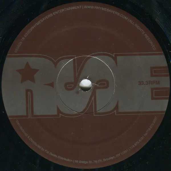 Brother Ali - Room With A View, Hip Hop, 2003 - Rhymesayers Entertainment, US, Vinyl 1x 12", 33 ⅓ RPM, Single