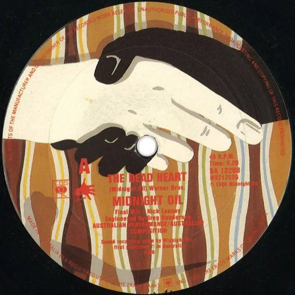 Album cover for The Dead Heart by Midnight Oil