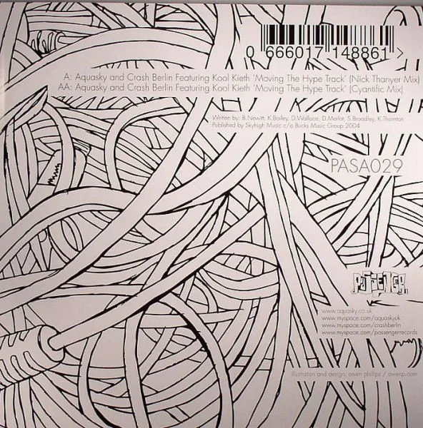 Album cover for Movin' The Hype Track (Remixes) by Aquasky & Crash Berlin