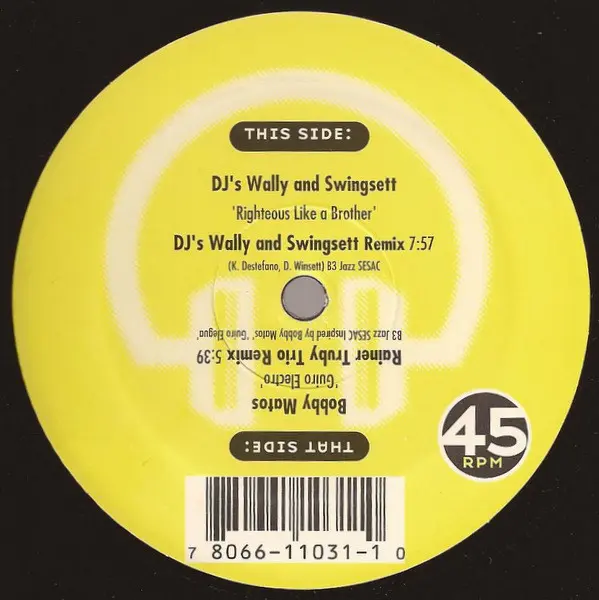 Righteous Like A Brother (DJ's Wally & Swingsett Remix) / Guiro Electro (Rainer Trüby Trio Remix)