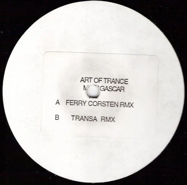 Art Of Trance - Madagascar (Remixes), Electronic, Trance, 1999 - Platipus, UK, Vinyl 1x 12", White Label