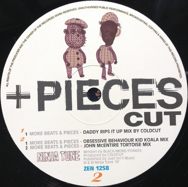 Coldcut - More Beats + Pieces, Electronic, Hip Hop, Breakbeat, Cut-up/DJ, Downtempo, 1997 - Ninja Tune, UK, Vinyl 1x 12", 33 