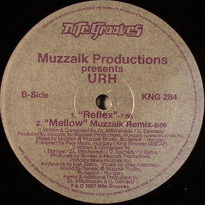 Muzzaik Presents URH - Mellow, Electronic, House, 2007 - Nite Grooves, US, Vinyl 1x 12", 33 ⅓ RPM
