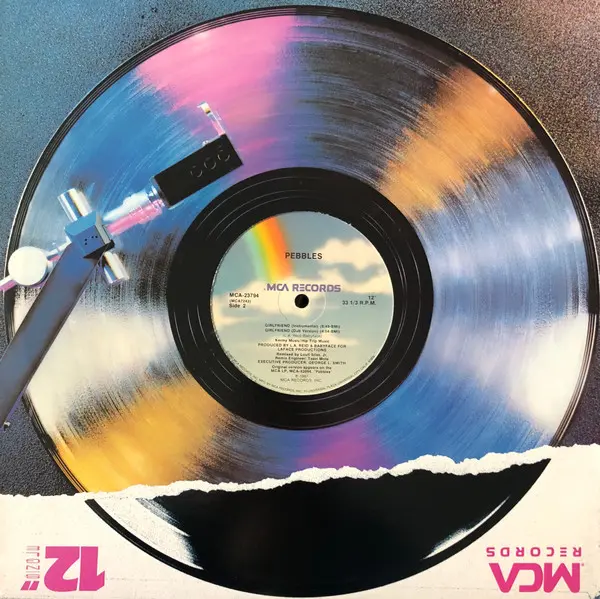 Album cover for Girlfriend by Pebbles