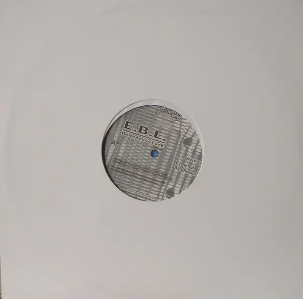 E.B.E. (2) - Retroactive Funk, Electronic, Deep House, Tech House, 2000 - Jump Recordings, US, Vinyl 1x 12", 33 ⅓ RPM, 45 RPM