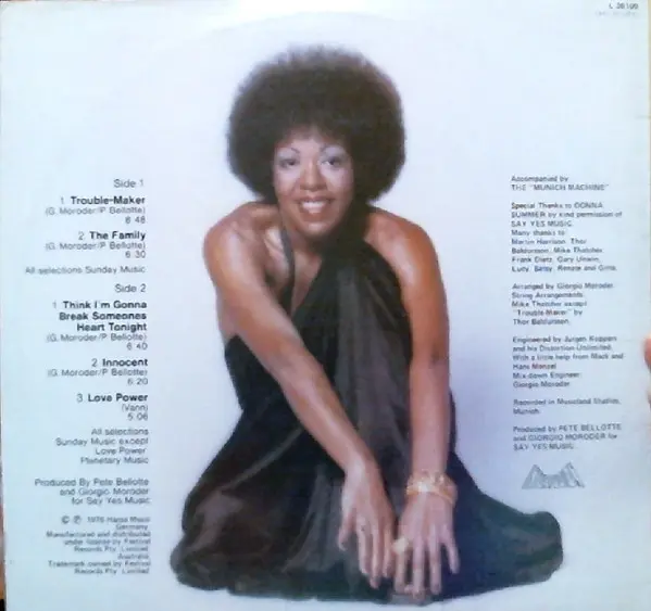 Album cover for Trouble Maker by Roberta Kelly