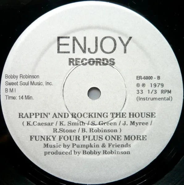 Album cover for Rappin' And Rocking The House by Funky 4 + 1