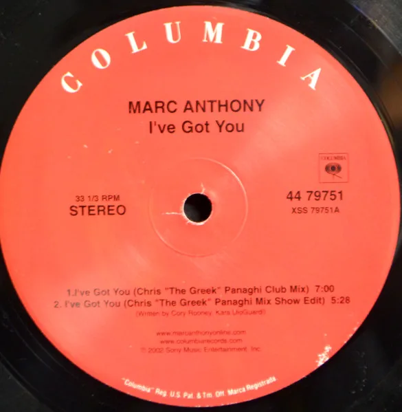 Album cover for I've Got You by Marc Anthony