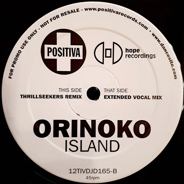 Album cover for Island by Orinoko