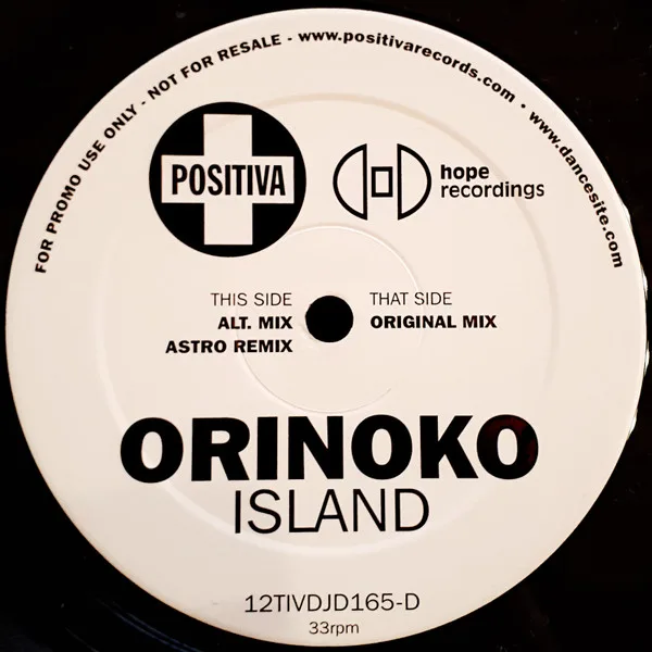 Album cover for Island by Orinoko
