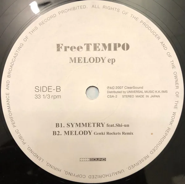 Album cover for Melody EP by Free Tempo