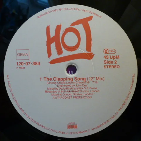 Album cover for The Clapping Song by System D (5)