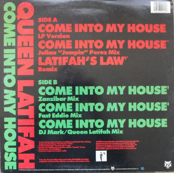 Album cover for Come Into My House by Queen Latifah