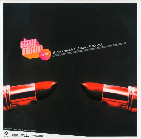 Album cover for Passion by Steve Murano