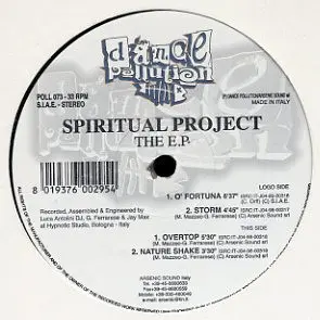 Spiritual Project - The E.P., Electronic, Big Beat, Hard Trance, Jungle, Trance, 1998 - Dance Pollution, Italy, Vinyl 1x 12",