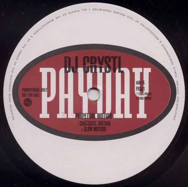 Album cover for Perpetual Motion EP by DJ Crystl