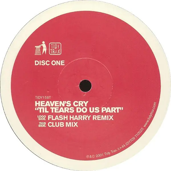 Heaven's Cry - Til Tears Do Us Part, Electronic, Hard House, Trance, 2001 - Tidy Trax, UK, Vinyl 1x 12", 45 RPM, Single One