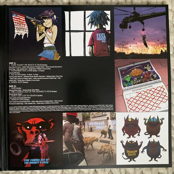 Album cover for Demon Days by Gorillaz
