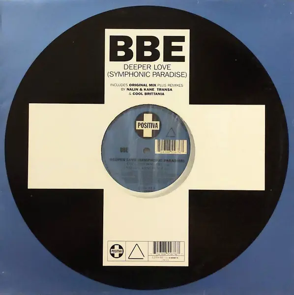 B.B.E. - Deeper Love (Symphonic Paradise), Electronic, Trance, 1998 - Positiva, UK, Vinyl 1x 12", 33 ⅓ RPM