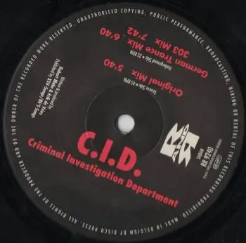 Criminal Investigation Department / Criminal Investigation Department - El Bandito, Electronic, Progressive House, Trance, 19