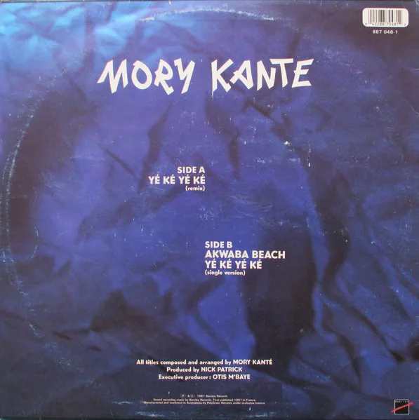 Album cover for Yé Ké Yé Ké by Mory Kanté