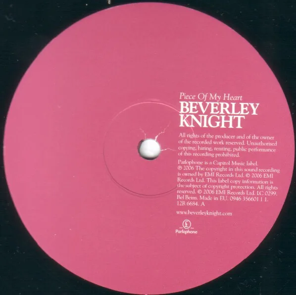 Album cover for Piece Of My Heart by Beverley Knight