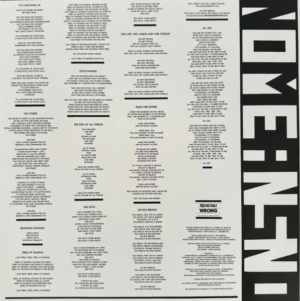 Album cover for Wrong by Nomeansno