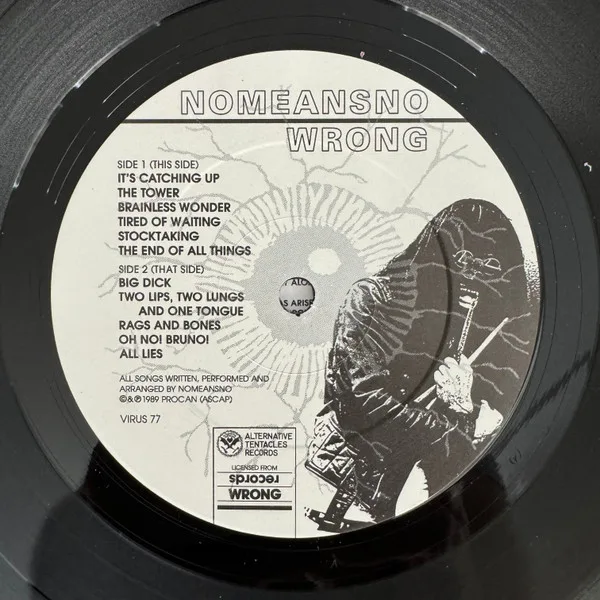 Album cover for Wrong by Nomeansno