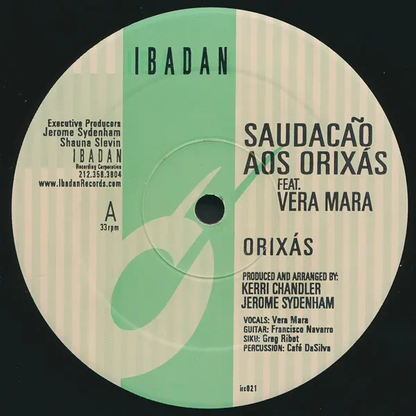 Album cover for Saudacão Aos Orixás by Jerome Sydenham And Kerri Chandler Feat. Vera Mara