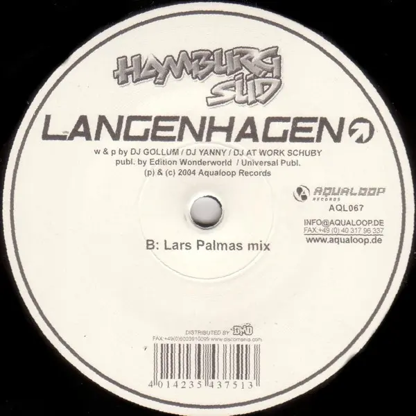 Album cover for Hamburg Süd by Langenhagen