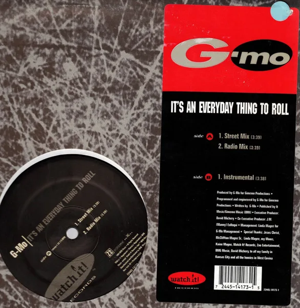 Album cover for It's An Everyday Thing To Roll by G-Mo