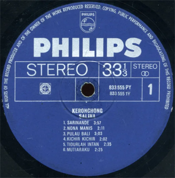 Album cover for Keronchong by Salina (2)