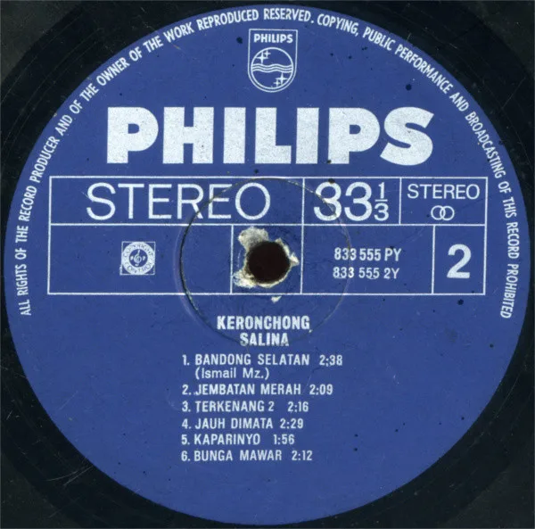 Album cover for Keronchong by Salina (2)