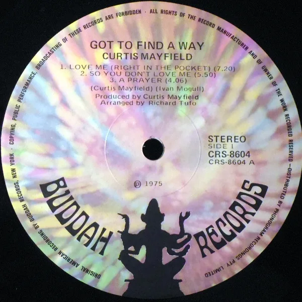 Album cover for Got To Find A Way by Curtis Mayfield
