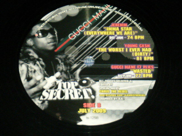Various - Top Secret! July 2009, Hip Hop, Pop Rap, RnB/Swing, 2009 - Strictly Hits Vinyl Service, US, Vinyl 1x 12"
